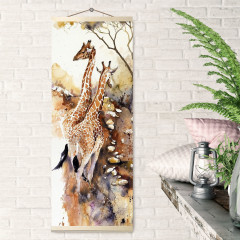 Картина по номерам «Панно. Жирафы» - Фото 1