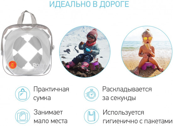 Горшок детский дорожный «Handy Potty»