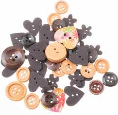 Пуговицы декоративные «Ассорти №5» - Фото 2