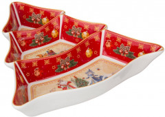 Менажница «Дед Мороз и Снегурочка» - Фото 1