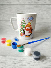Кружка-раскраска «Новогоднее настроение» - Фото 6