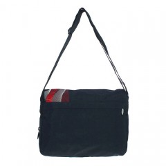 Сумка молодёжная на молнии «Компас», чёрный/красный - Фото 1