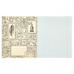 Тетрадь + раскраска «Твоpи с душой», 48 листов, клетка - Фото 5