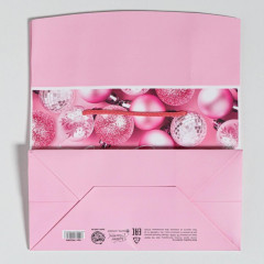 Пакет-коробка «Розовые шары» - Фото 6