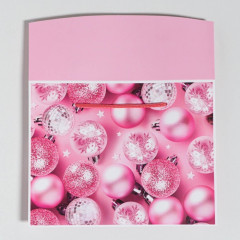 Пакет-коробка «Розовые шары» - Фото 7