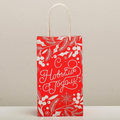 Пакет подарочный «С Новым годом!» - Фото 1