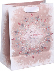 Пакет крафтовый «Снежинка» - Фото 2