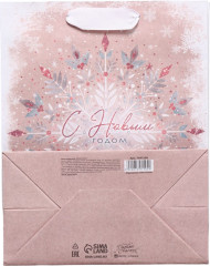 Пакет крафтовый «Снежинка» - Фото 5