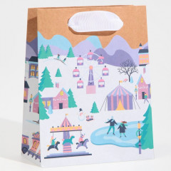 Пакет подарочный «Рождественская ярмарка» - Фото 1