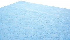 Простыня махровая гладкокрашеная с эффектом велюра «Barletta» (2-спальная, хлопок, размер 180х212) - Фото 1