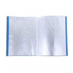 Папка с 20 прозрачными вкладышами А4 «OfficeSpace», 500мкм, синий - Фото 1