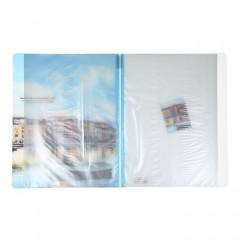 Папка с 30 прозрачными файлами А4 «Города», в ассортименте - Фото 2