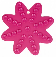 Силиконовая подложка под горячее с присосками в форме цветка - Фото 1