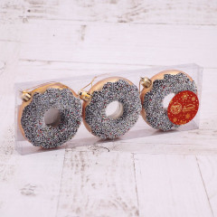 Набор украшений ёлочных «Пончики» - Фото 1