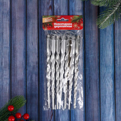 Набор украшений ёлочных «Сосульки-завитульки» - Фото 1