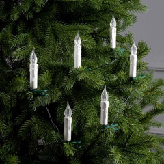 Гирлянда-нить «Свечи на прищепке» - Фото 1