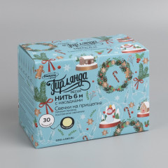 Гирлянда-нить «Свечи на прищепке» - Фото 5