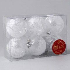 Набор шаров ёлочных «Изморозь» - Фото 1