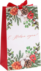 Пакет подарочный «Новогодняя пора» - Фото 2