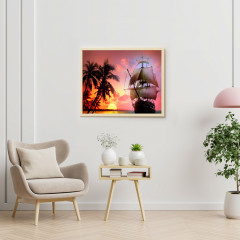 Картина по номерам «Пиратский корабль» - Фото 2