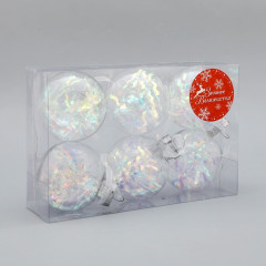 Набор шаров ёлочных «Льдинка» - Фото 1