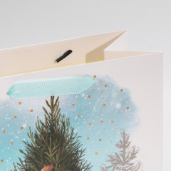 Пакет ламинированный «Девушка с ёлкой» - Фото 4