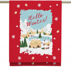 Комплект полотенец вафельных «Greetings» - Фото 1