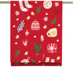 Комплект полотенец вафельных «Greetings» - Фото 2