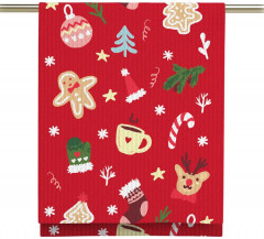 Комплект полотенец вафельных «Greetings» - Фото 3