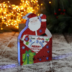 Украшение с подсветкой «Дед Мороз с письмом» - Фото 1