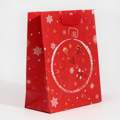 Пакет ламинированный вертикальный «Новогодняя заря» - Фото 1