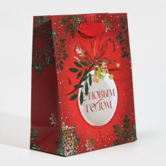 Пакет ламинированный «Снежинка» - Фото 1