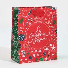 Пакет ламинированный вертикальный «Новогодние сладости» - Фото 2