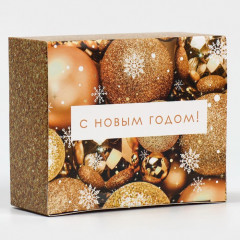 Коробка сборная «Новогодние шары» - Фото 1