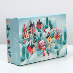 Коробка подарочная «Город новогодний» - Фото 2