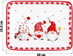 Блюдо «Веселые гномики» - Фото 1