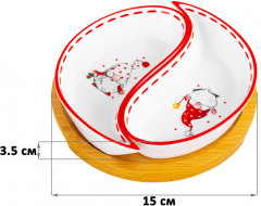Набор тарелок под оливки «Весёлые гномики» - Фото 1
