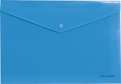 Папка-конверт А4 «Envelope folder», на кнопке, цвет синий - Фото 1