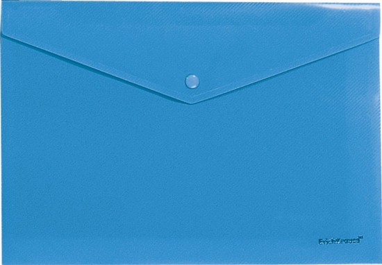Папка-конверт А4 «Envelope folder», на кнопке, цвет синий