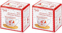 Набор чашек для капучино и латте «Веселые гномики» - Фото 7