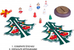 Набор для творчества «Деревянная ёлочка 3D с игрушками» - Фото 3