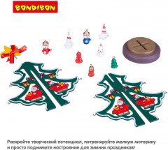 Набор для творчества «Деревянная ёлочка 3D с игрушками» - Фото 6