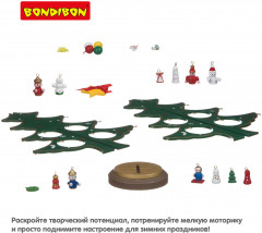 Набор для творчества «Деревянная ёлочка 3D с игрушками» - Фото 6
