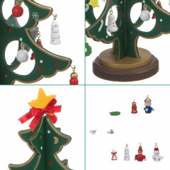 Набор для творчества «Деревянная ёлочка 3D с игрушками» - Фото 10