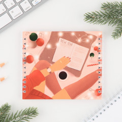 Блокнот двойной «Уютного нового года!» - Фото 6