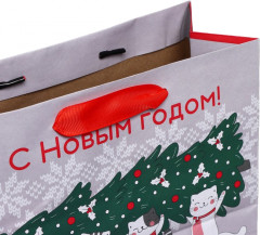 Пакет крафтовый «Спешу к тебе» - Фото 2