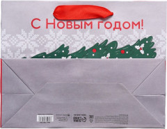 Пакет крафтовый «Спешу к тебе» - Фото 3