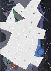 Три кота. День страшилок. Рисуем наклейками по номерам - Фото 1