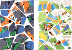 Три кота. День страшилок. Рисуем наклейками по номерам - Фото 3