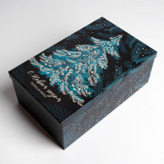 Набор коробок подарочных 3 в 1 «Ёлочки» - Фото 2